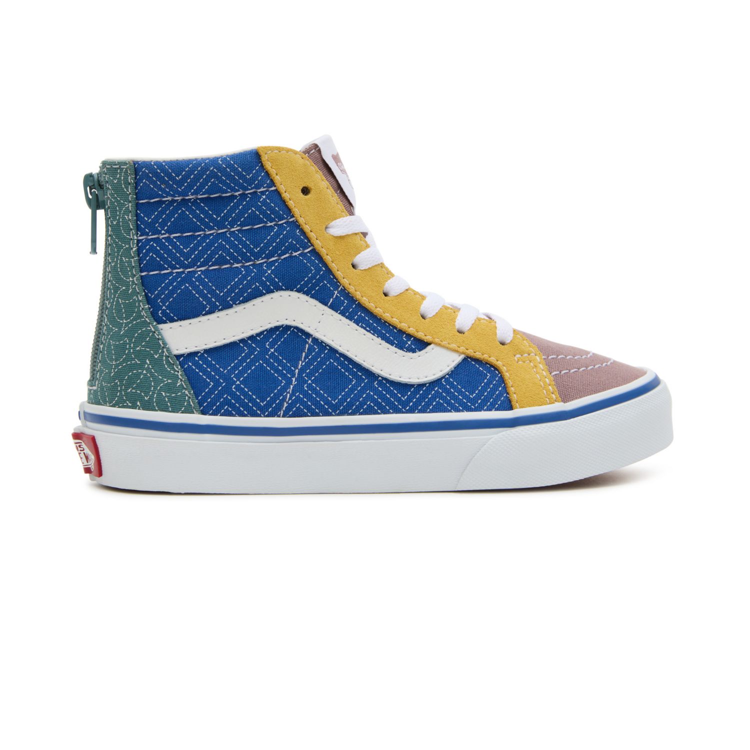 Vans patchwork sk8 hi on sale multicolor