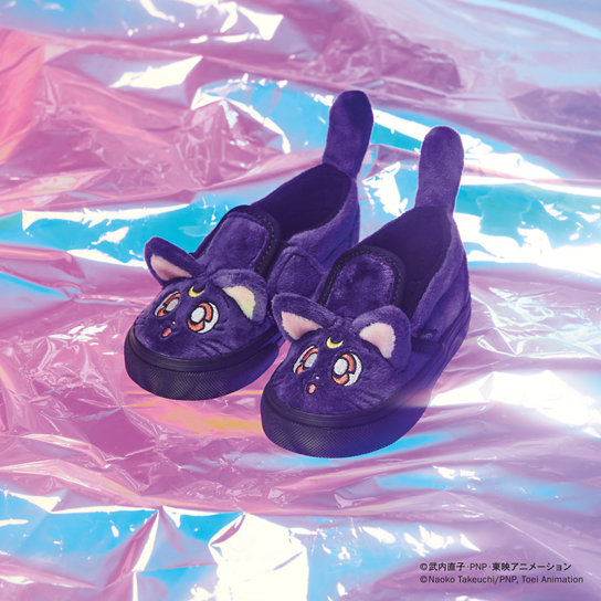 Kleinkinder Vans x Pretty Guardian Sailor Moon Slip-On Luna Schuhe mit Klettverschluss (1-4 Jahre) | Vans
