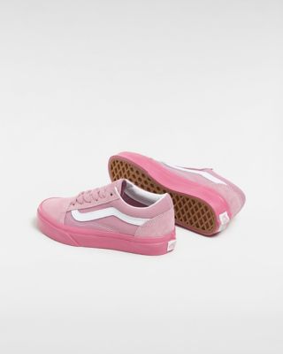 Vans skate shoes kids outlet Pink