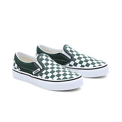 Kids Checkerboard Classic Slip-On Shoes (4-8 Years) 1