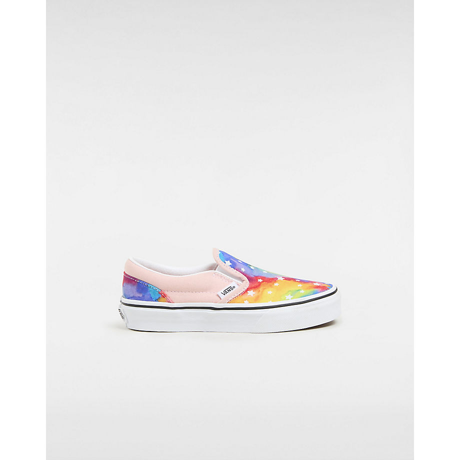 vans chaussures classic slip-on enfant (4-8 ans) (rainbow galaxy pink/multi) enfant rose, taille 31.5