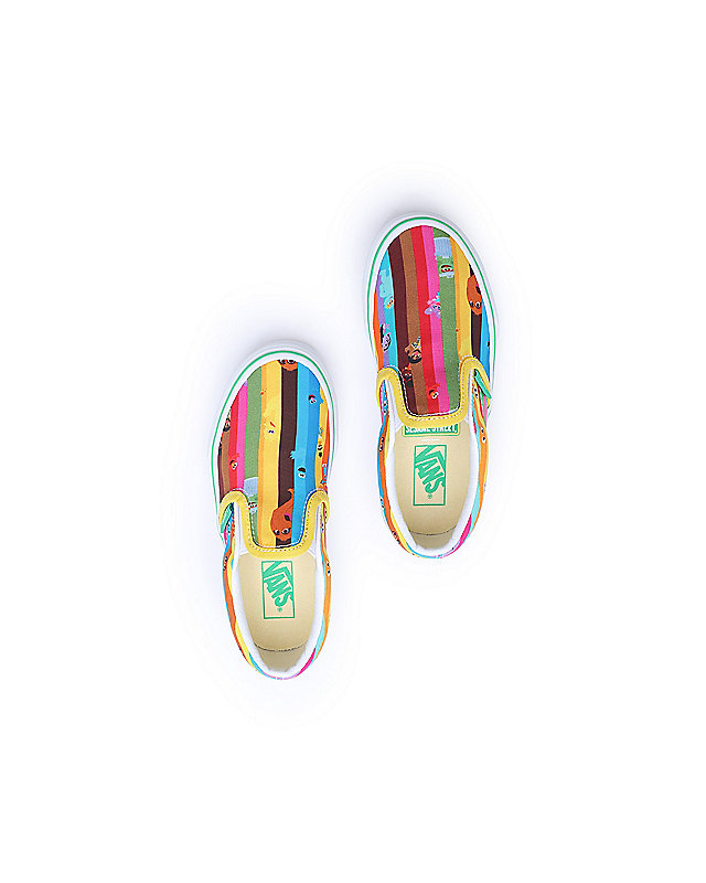 Zapatillas de niños Classic Slip-On Vans x Sesame Street (4-8 años) 2