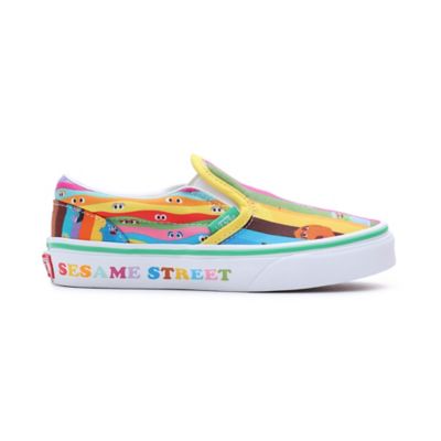 Kids Vans x Sesame Street Classic Slip-On Shoes (4-8 Years)