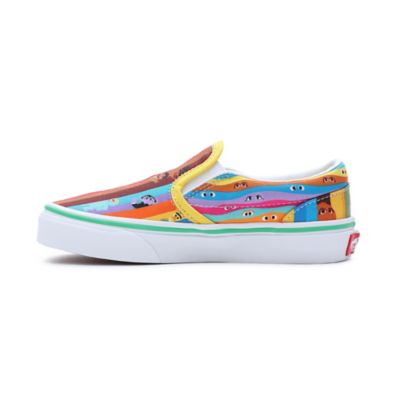 Kids Vans x Sesame Street Classic Slip-On Shoes (4-8 Years)