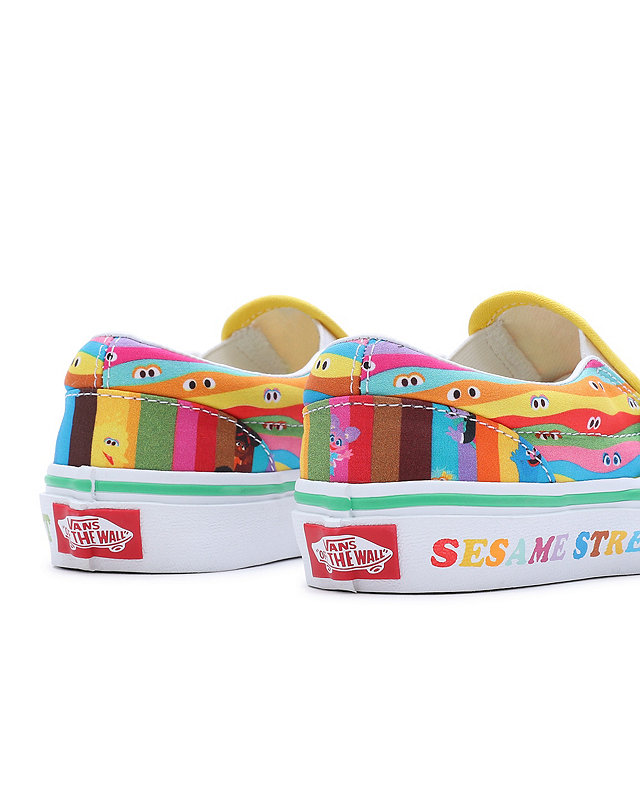 Ténis Vans x Sesame Street Classic Slip-On para criança (4-8 anos)