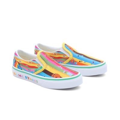 Zapatillas de niños Classic Slip-On Vans x Sesame Street (4-8 años) | Vans