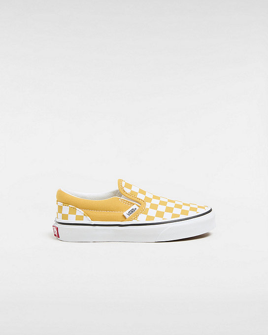 Kids Classic Slip-On Checkerboard Shoes (4-8 years) | Vans