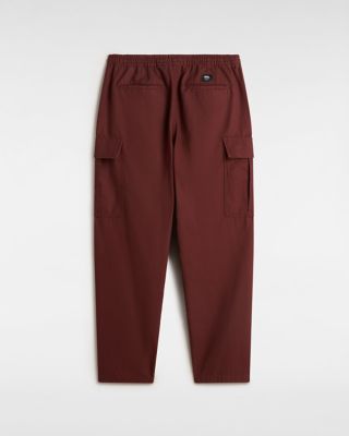 VANS Pantaloni Cargo Range Baggy Elasticizzati E Affusolati (burgundy) Uomo Bordeaux, Taglia S