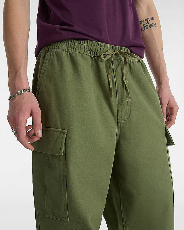 Range Cargo Baggy Tapered Elastic Trousers 6