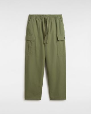 Vans Range Cargo Baggy Tapered Elastic Trousers (olivine) Men Green