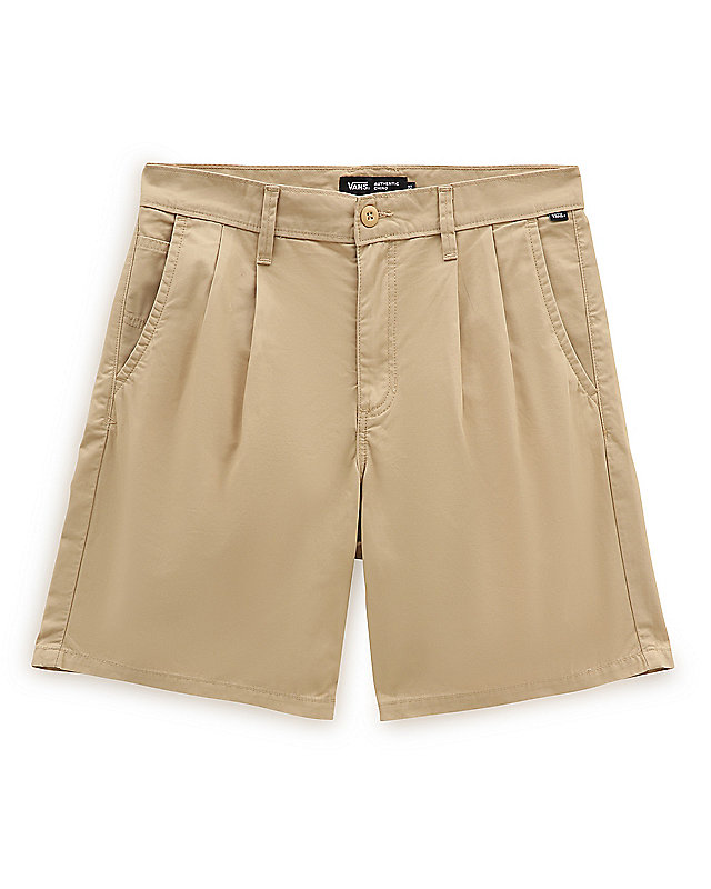 Authentic Chino Pleated Loose Shorts 1