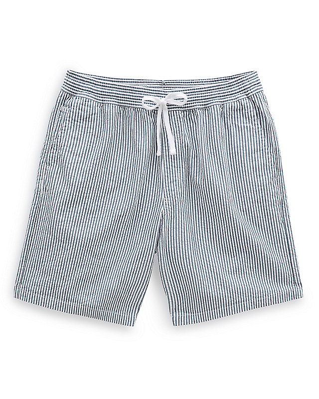 Lockere Range Seersucker-Shorts mit elastischem Bund 1