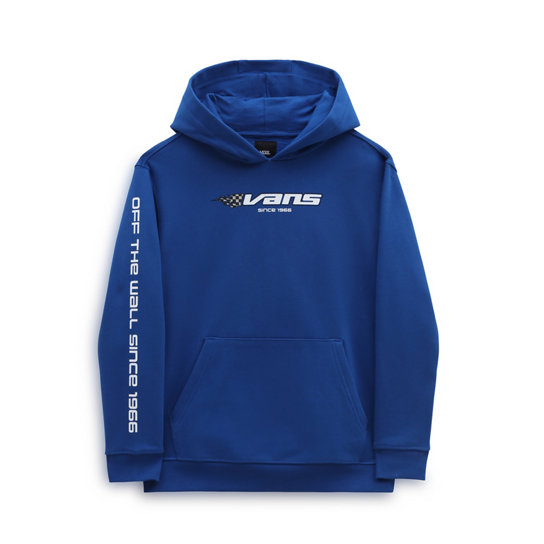 Boys Reflective Checkerboard Flame Pullover Hoodie (8-14 Years) | Vans