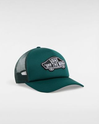 Vans Classic Patch Curved Bill Trucker Hat (bistro Green) Unisex Green