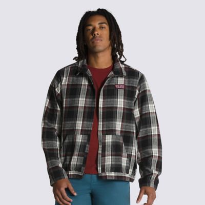 Coyle Cropped Plaid Bomber Jacket | Vans