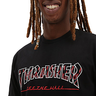 Camiseta Logo Off The Wall Vans x Thrasher