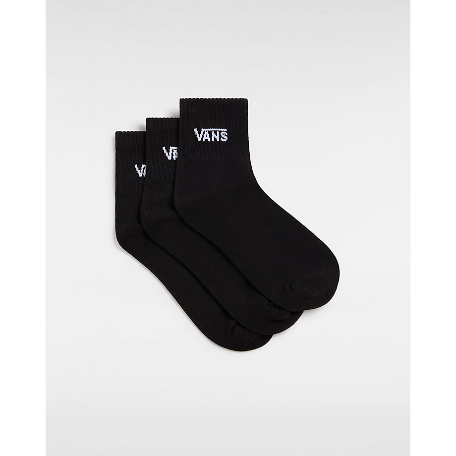 Vans Half Crew Socken (3 Paar) (black) Damen Schwarz