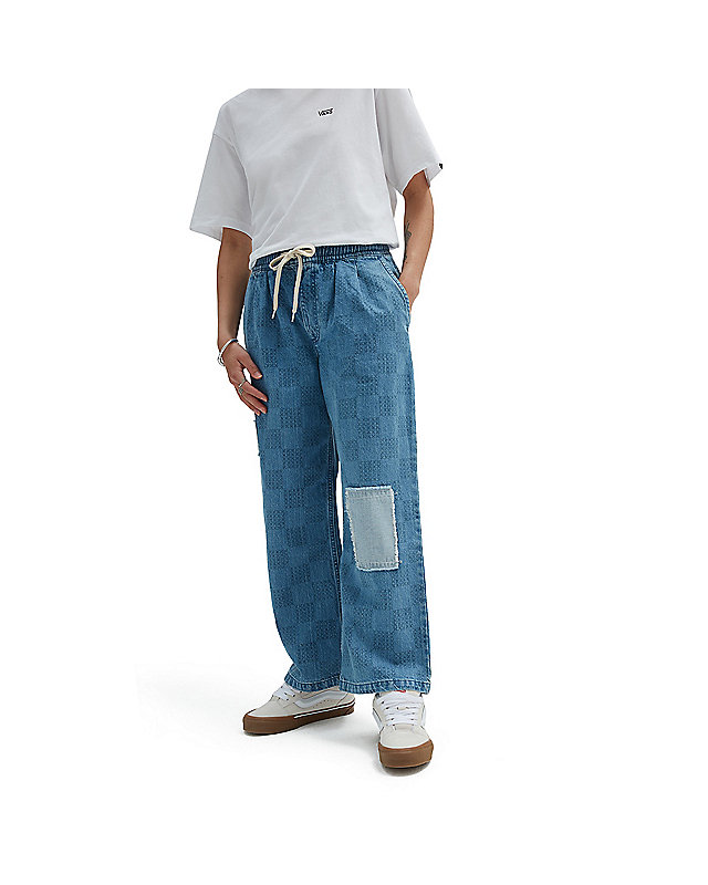 Spodnie jeansowe Mended Check Range 1