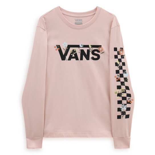 Wyld Tangles Micro Ditsy Long Sleeve Boyfriend T-Shirt | Vans