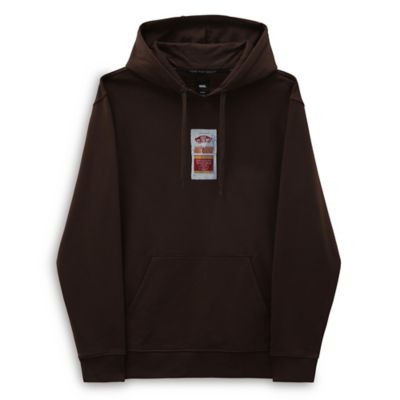 Sweat à capuche shop vans homme marron