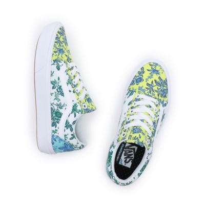 Vans old deals skool flower print