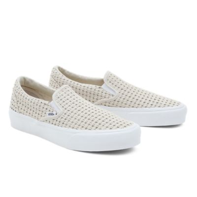 Weave Slip-On VR3 Shoes | White | Vans