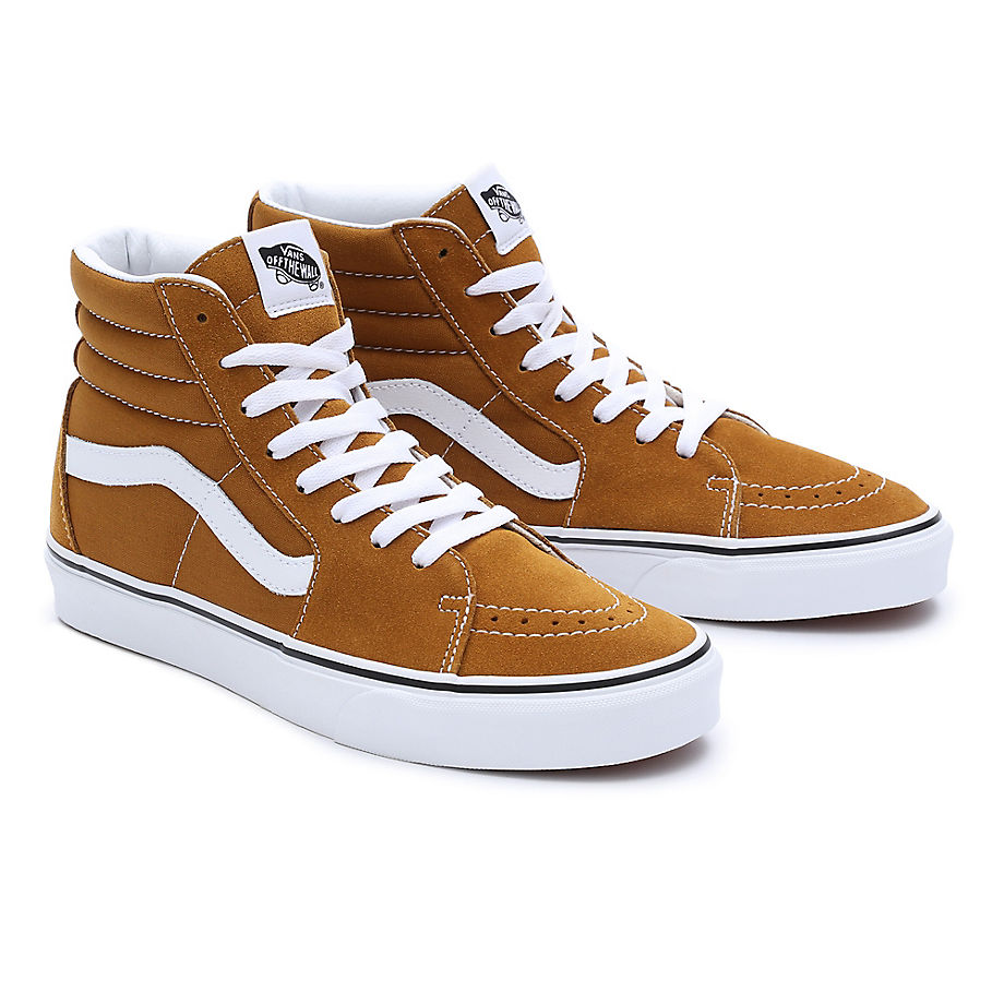 Vans Color Theory Sk8-hi Shoes (golden Brown) Men