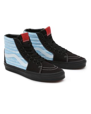 Blue and black clearance vans shoes