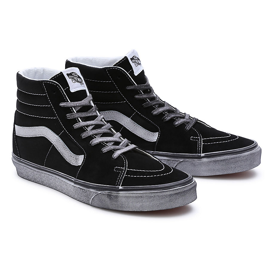 Vans Stressed Sk8-hi Shoes (black/white) Men