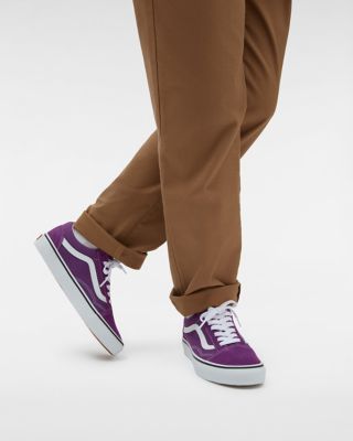 Purple old school vans best sale