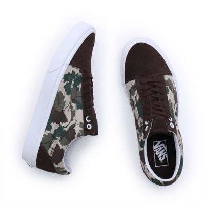 Black and white camo hot sale vans