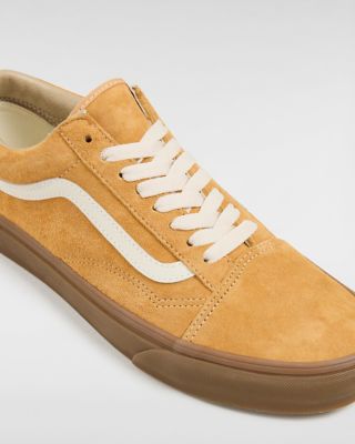 Vans best sale suede orange