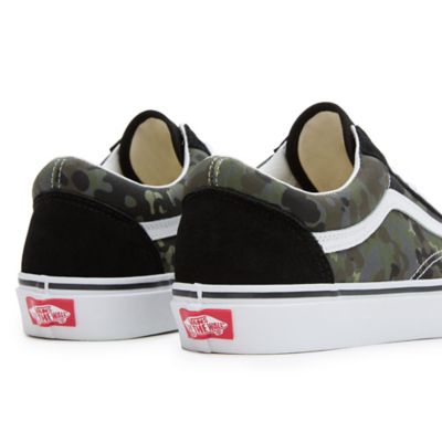 Vans old best sale skool black camo