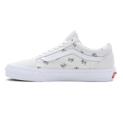 Grey on sale floral vans