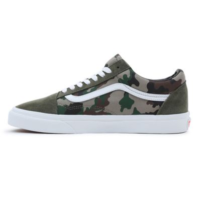 Camo Old Skool Shoes, Green