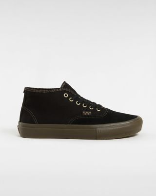 Skate Authentic Mid Shoes Black Vans