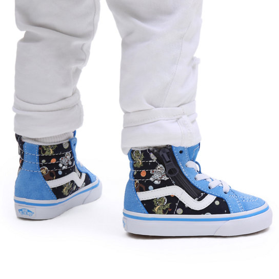 Kleinkinder Glow Cosmic Zoo SK8-Hi Reissue Side Zip Schuhe (1-4 Jahre) | Vans