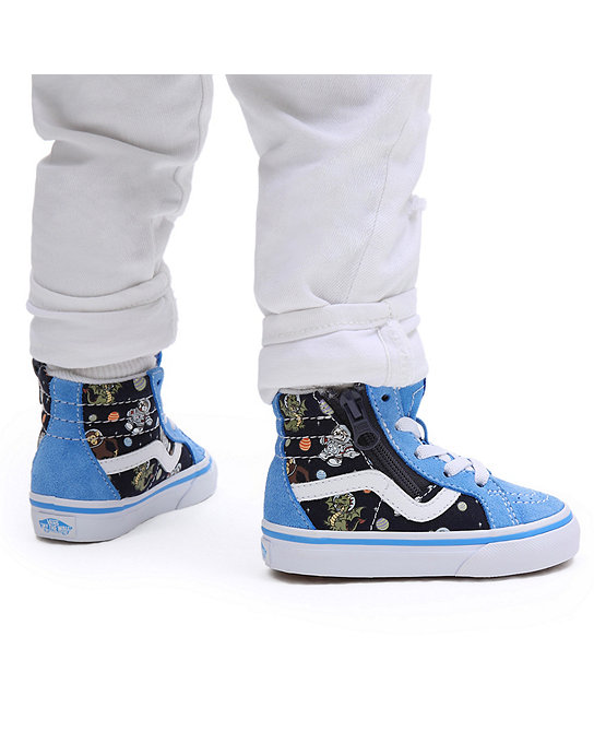 Kleinkinder Glow Cosmic Zoo SK8-Hi Reissue Side Zip Schuhe (1-4 Jahre) | Vans