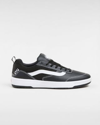 Vans Zahba Leather Shoes (leather Black/white) Unisex Black