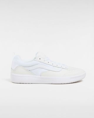 Vans Zahba Leather Shoes (leather White/white) Unisex White, Size 6