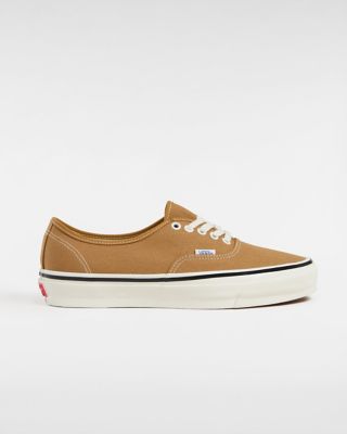 Brown canvas vans on sale