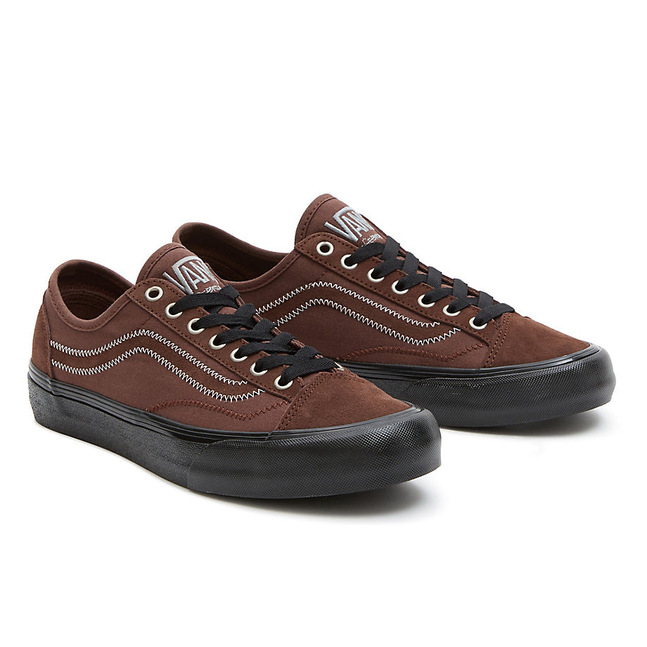 Vans Style 36 Decon Vr3 Sf Shoes X Michael February (dark Brown/blac) Men