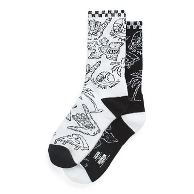 Vans X Stranger Things Miss Match Socks (1 pair) | Black, White | Vans