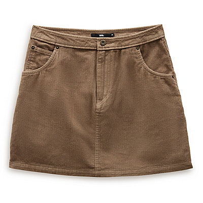 piek Dollar onkruid Ground Work Cord Mini Skirt | Brown | Vans
