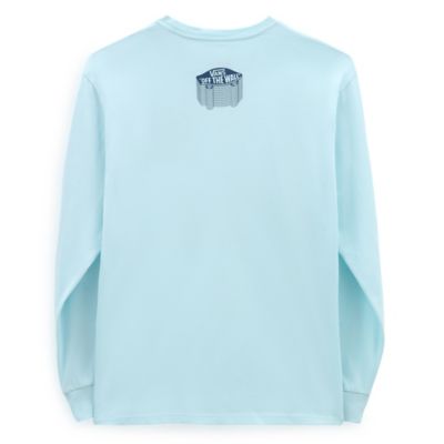 Baby blue cheap vans t shirt