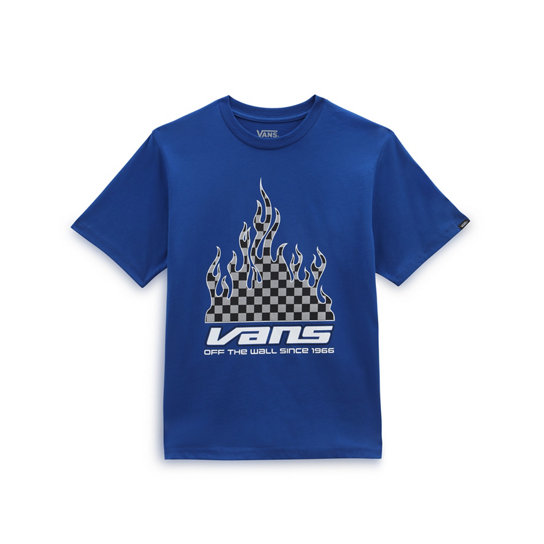 T-shirt Reflective Checkerboard Flame Garçon (8-14 ans) | Vans