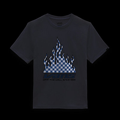 Boys Reflective Checkerboard Flame T-Shirt (8-14 Years) 6