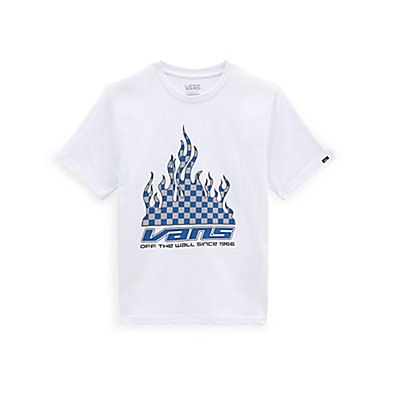 Jungen Reflective Checkerboard Flame T-Shirt (8-14 Jahre) 1