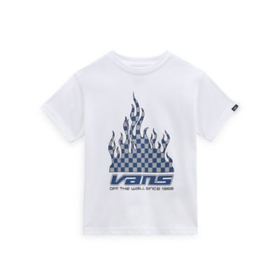Kleine Kinder Reflective Checkerboard Flame T-Shirt (2-8 Jahre) | Vans