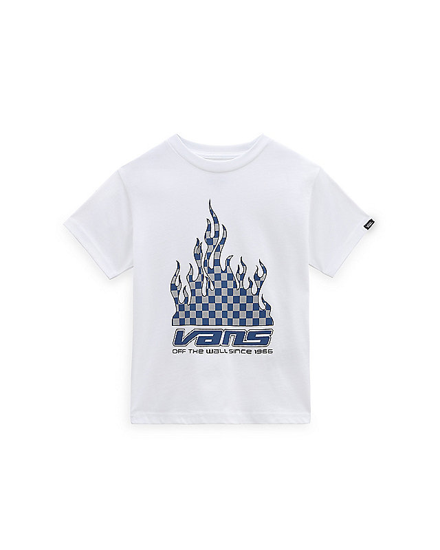 Little Kids Reflective Checkerboard Flame T-Shirt (2-8 Years) 1